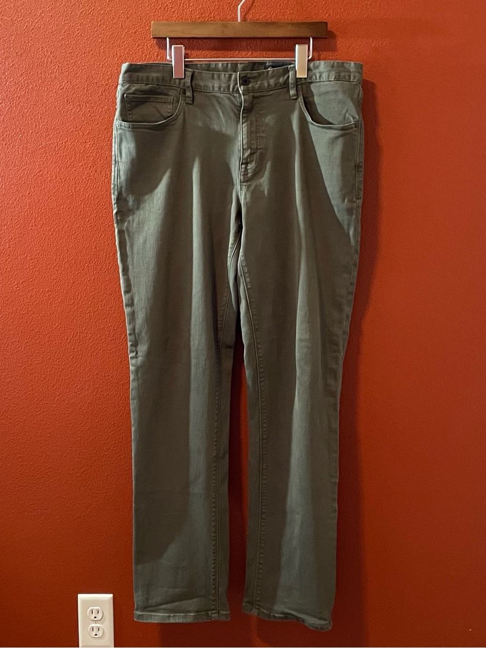 Roark Men’s HWY 128 Army Green Standard Straight Fit Multi Work Jeans
